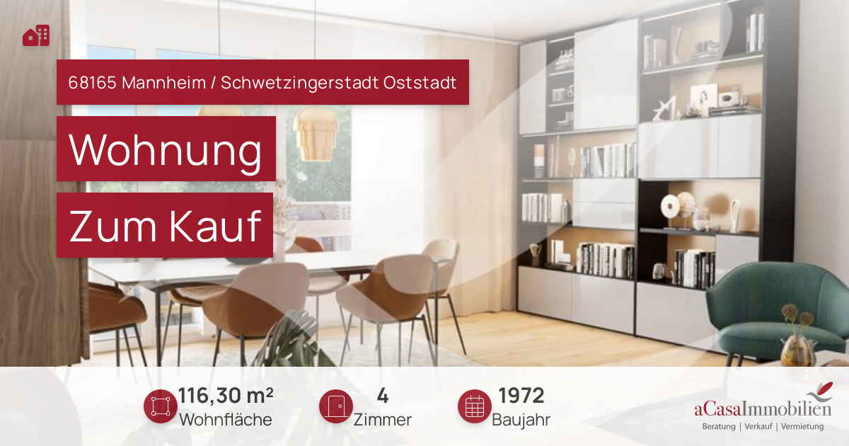 ? verkauft - VERKAUFT In Bestlage der Mannheimer Oststadt! 4-Zimmer ...
